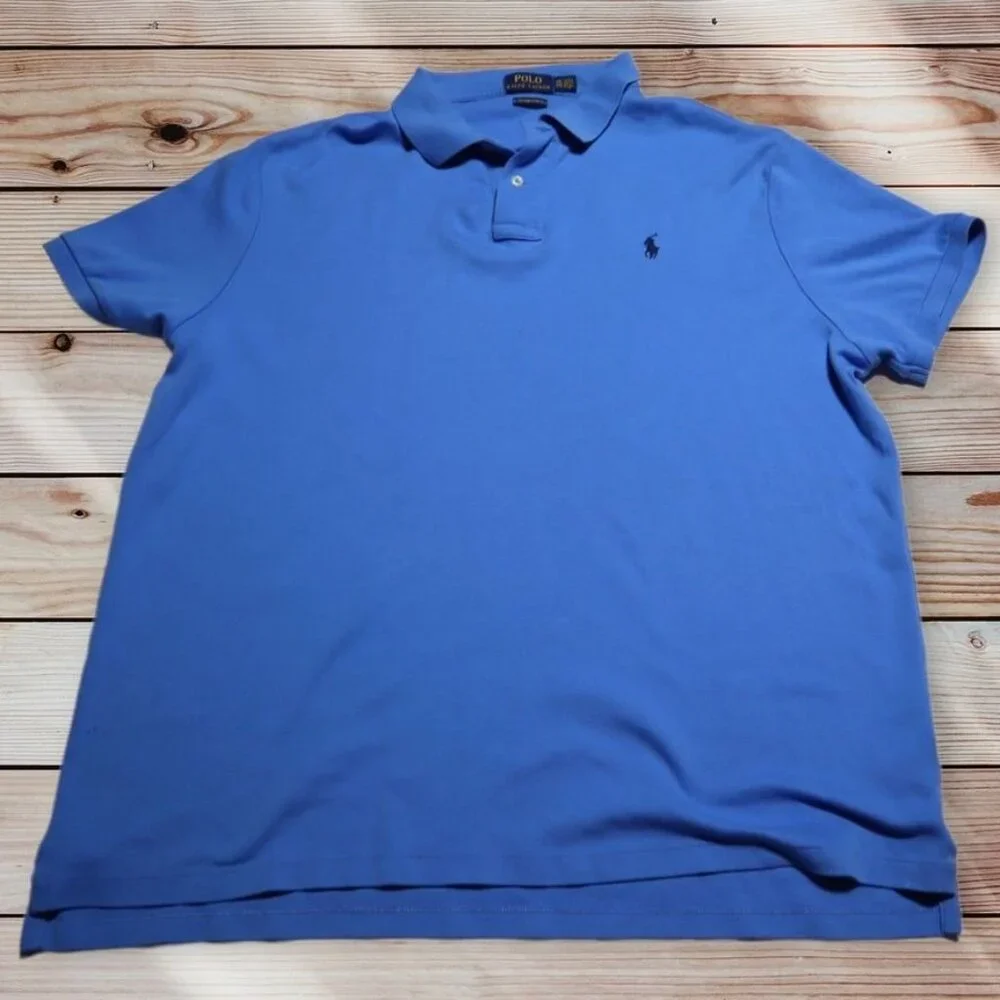 Polo By Ralph Lauren Blue Polo Size XXL